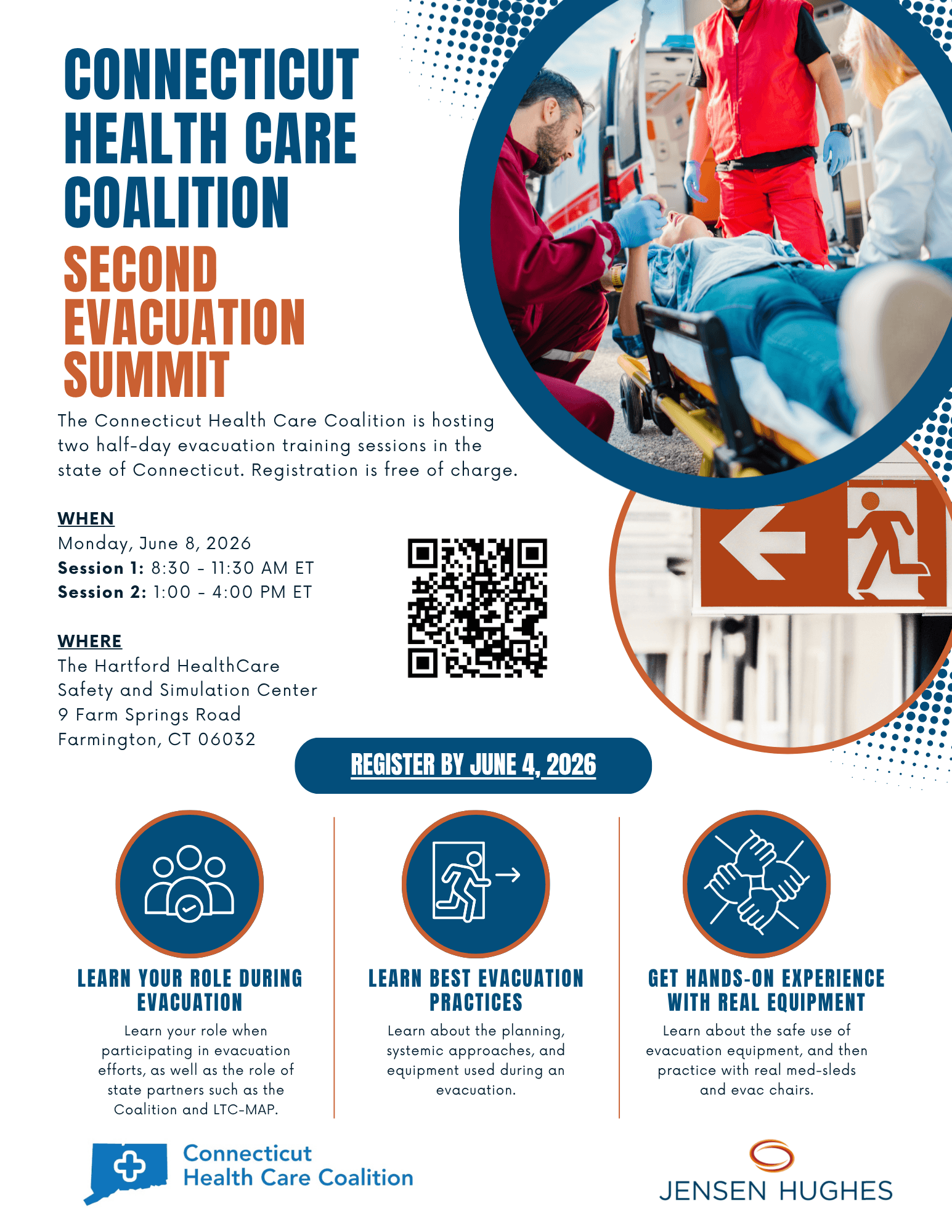 CT HCC Evacuation Summit (Second Offering) flyer image